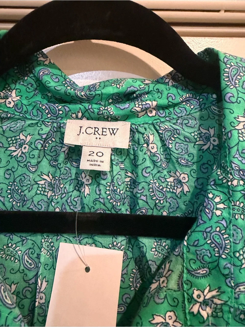 Two J.Crew Factory Printed Cotton Mini Shirt-Dress